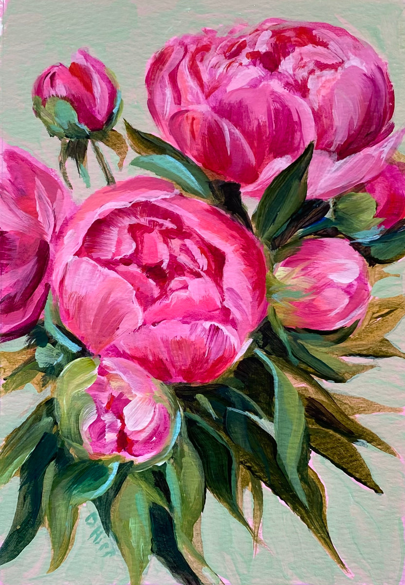 Small Pink Peony Watergarden