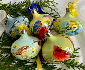 Birds & Blooms Christmas Ornaments 2023