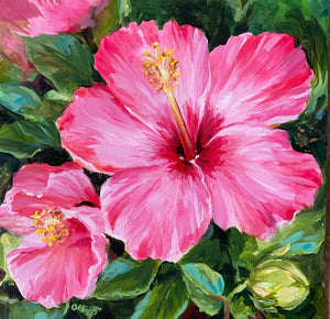 Floral Paintings on Paper – The Canvas Garden Studio