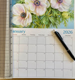 Garden Blooms 2026 Wall Calendar – Framable Acrylic Artwork Collection
