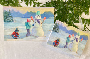 Family Traditions Christmas Cards - Set of 6 with Envelopes