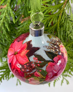 Poinsettia Christmas Ornament - Sweet Pinks