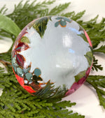 Poinsettia Christmas Ornament - Holiday Floral