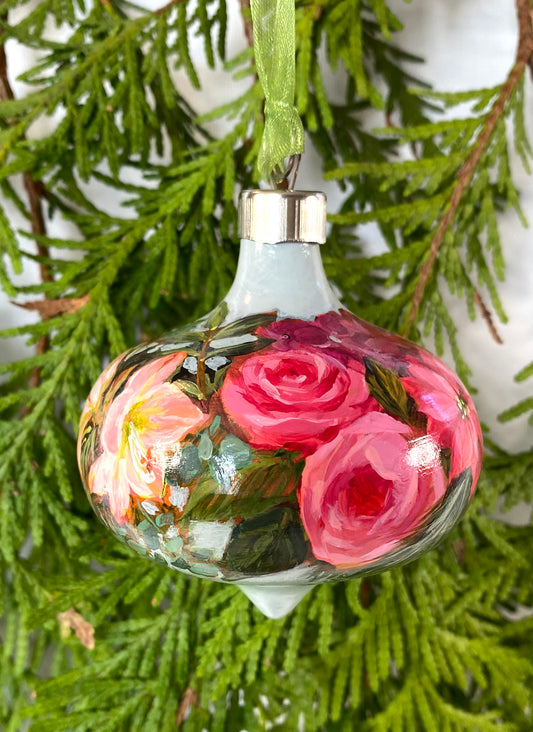 Poinsettia Christmas Ornament - Festive Bouquet