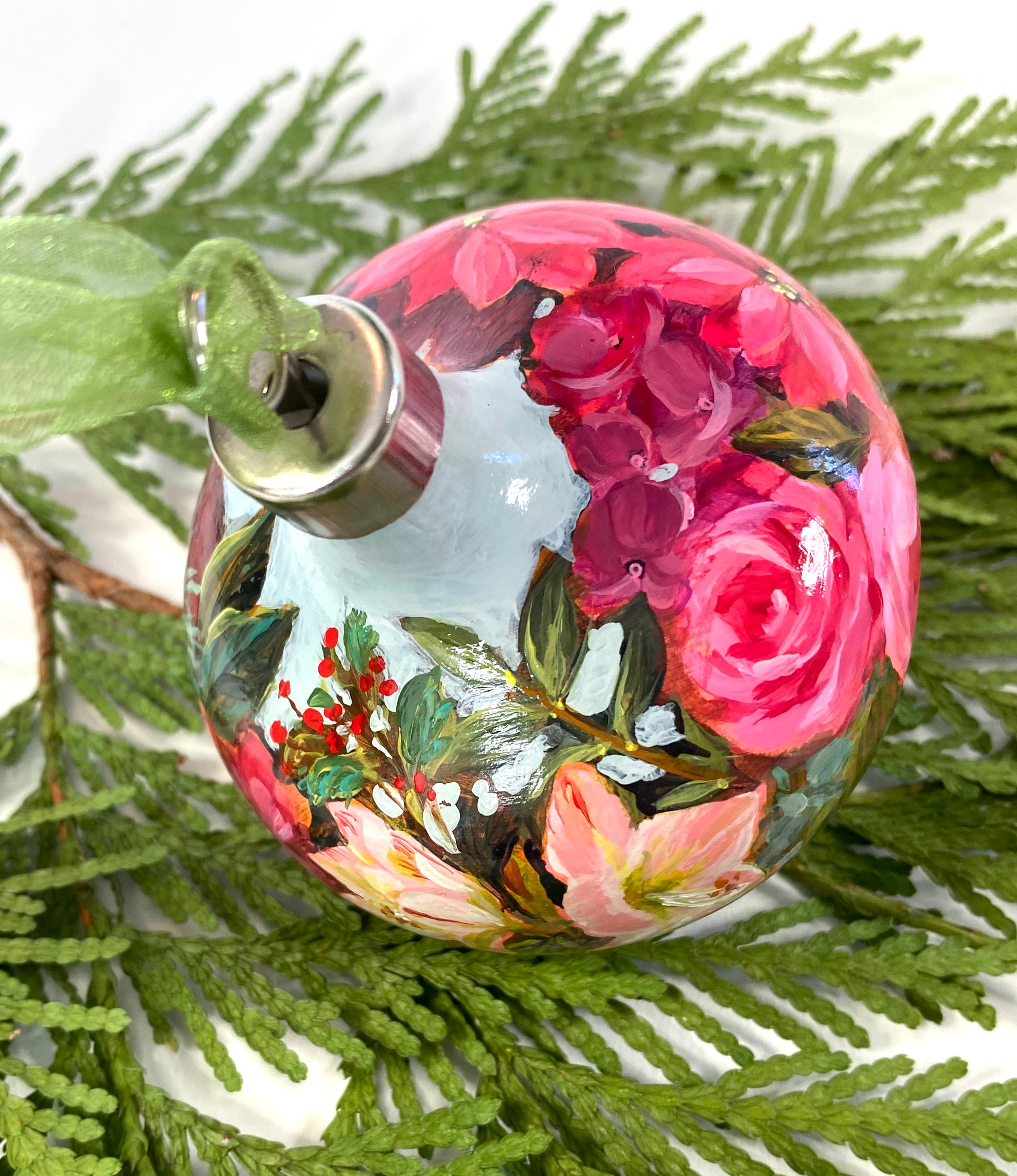 Poinsettia Christmas Ornament - Festive Bouquet