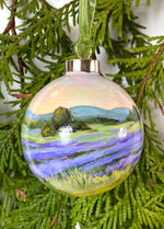 Lavender Fields Christmas Ornament