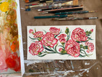Carnations -  January Birth Flower Month Ceramic Mug