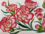 Carnations -  January Birth Flower Month Ceramic Mug