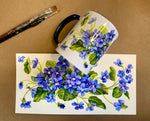 Violets - February Birth Flower Month Ceramic Mug