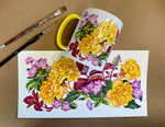 Begonia Sunrise Garden Ceramic Mug