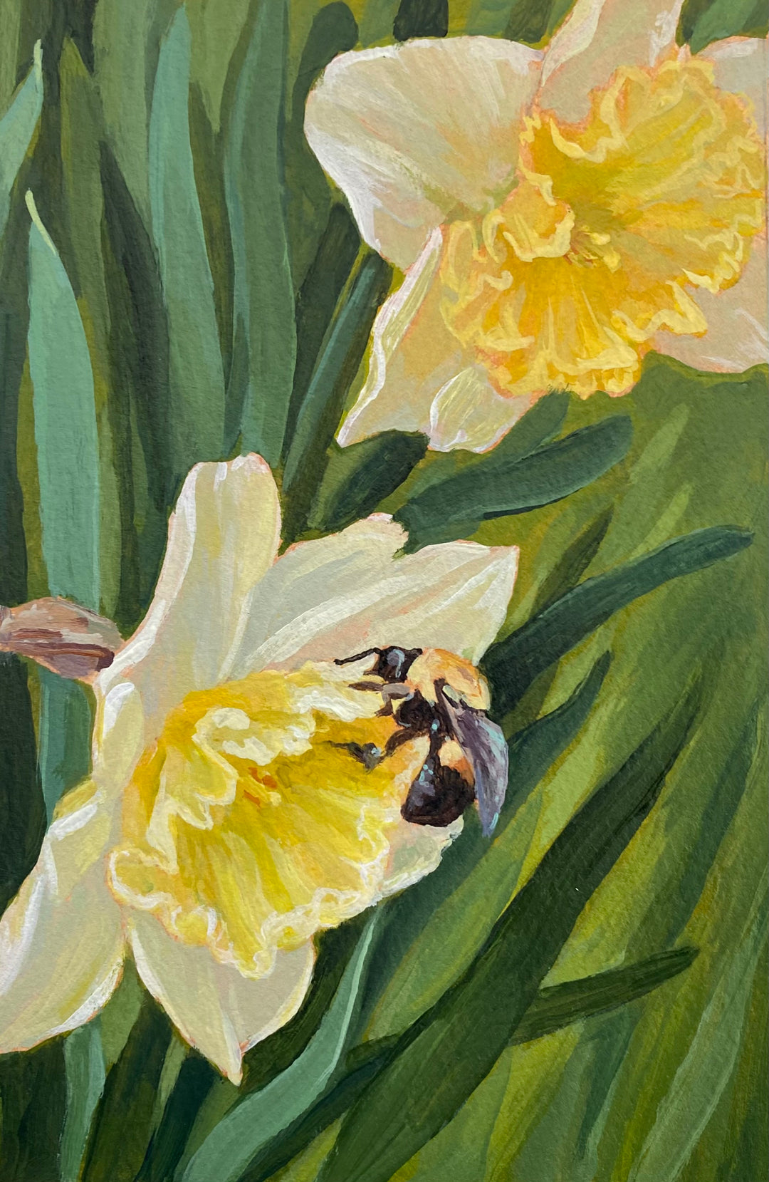 Floral Paintings on Paper The Canvas Garden Studio