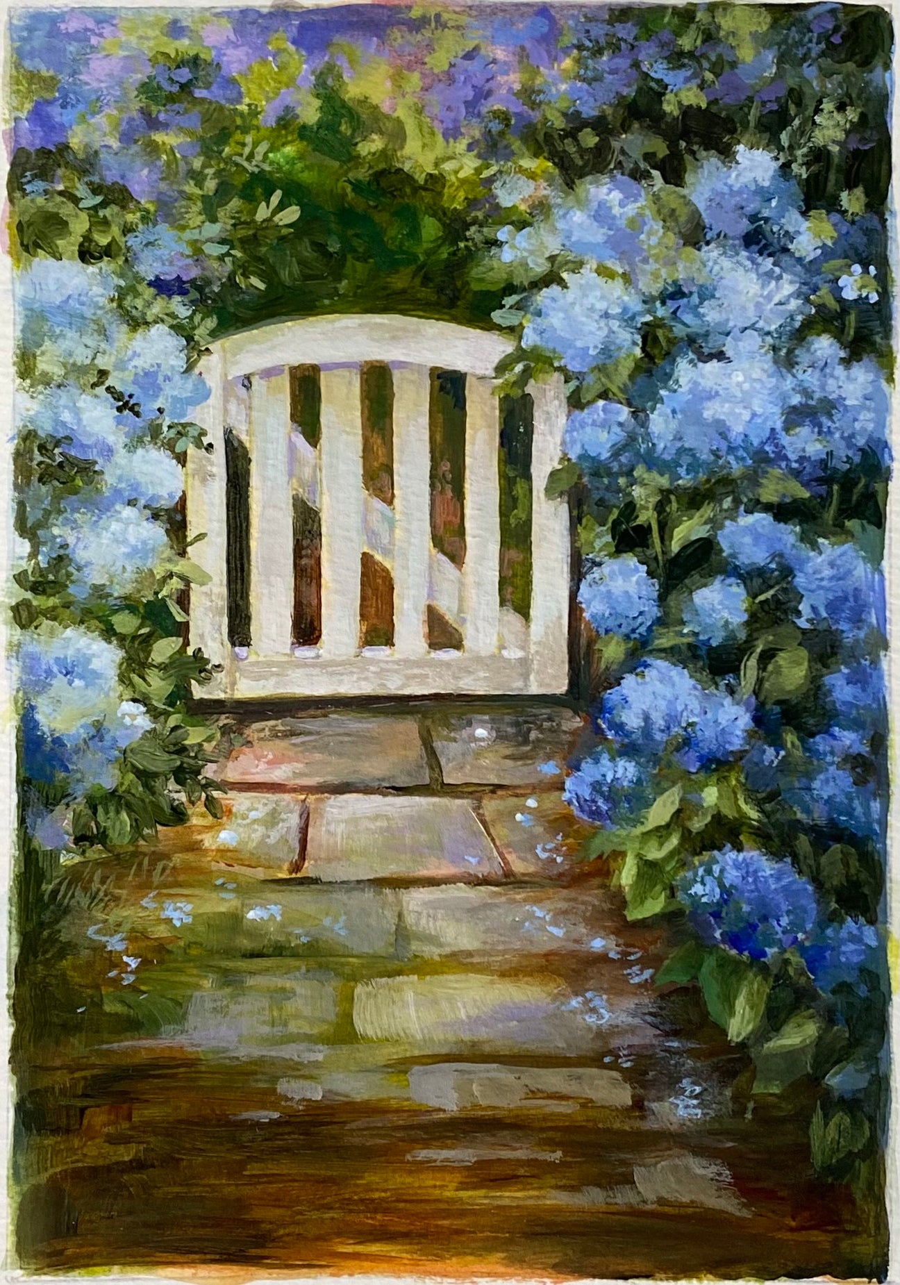 Floral Paintings on Paper The Canvas Garden Studio