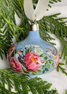 Birds and Flowers Ornament 2023