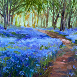 Pathway of Bluebells Floralscape